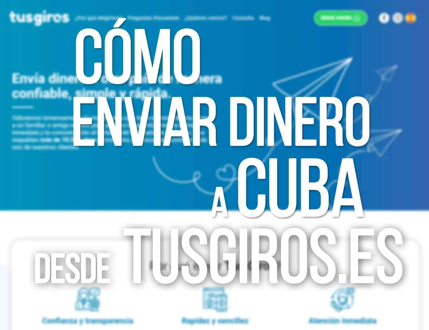 enviar dinero con tusgiros a cuba